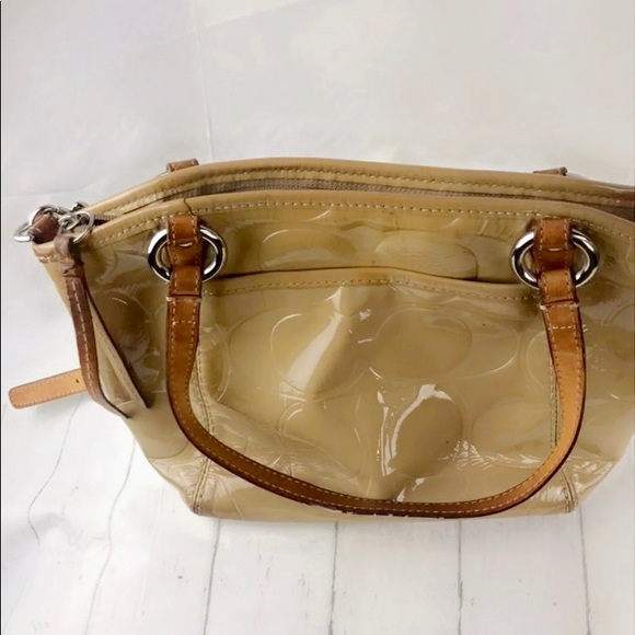 COACH F14663 RETIRED LEAH EMBOSSED TOTE - Picture 9 of 16